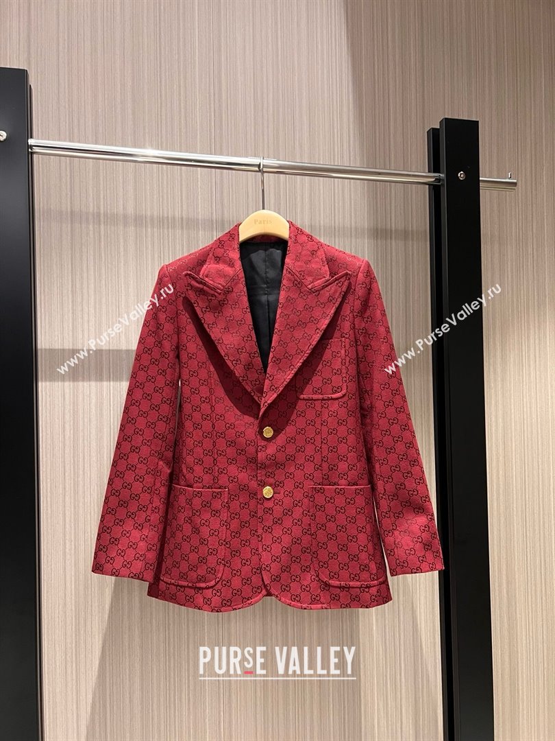 Gucci GG Jacket G031017 Deep Red 2025 (Q-25031117)