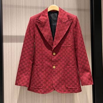 Gucci GG Jacket G031017 Deep Red 2025 (Q-25031117)