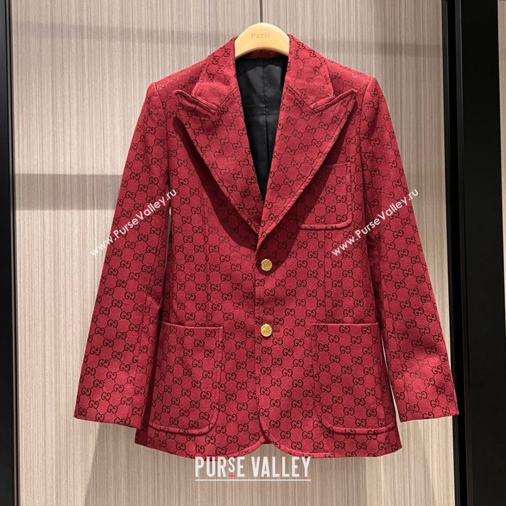 Gucci GG Jacket G031017 Deep Red 2025 (Q-25031117)