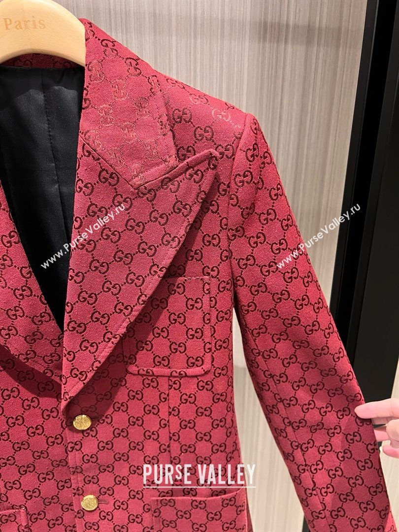 Gucci GG Jacket G031017 Deep Red 2025 (Q-25031117)