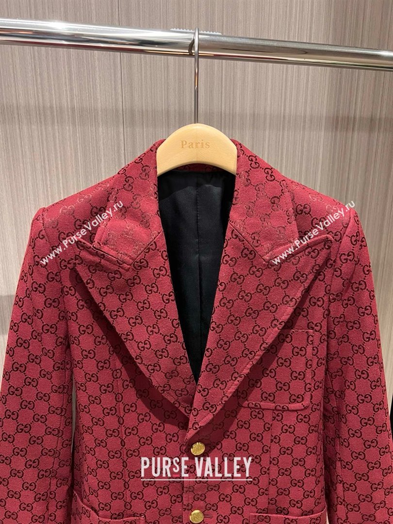 Gucci GG Jacket G031017 Deep Red 2025 (Q-25031117)
