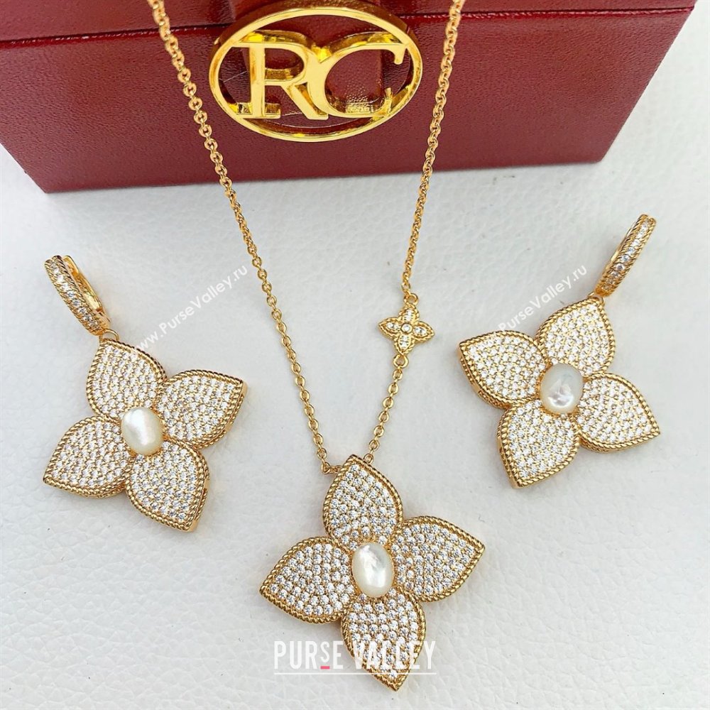 Roberto Coin Necklace with Crystals R031207 2025 (YF-25031207)