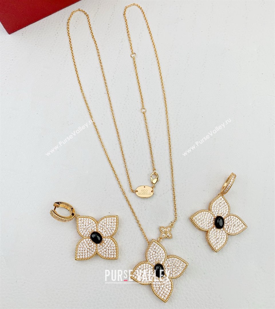 Roberto Coin Necklace with Crystals R031207 2025 (YF-25031207)