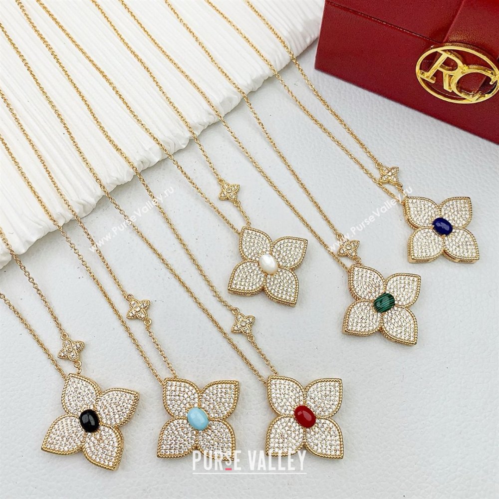 Roberto Coin Necklace with Crystals R031207 2025 (YF-25031207)