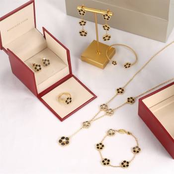 Roberto Coin Necklace/Earrings/Bracelet/Ring R031304 Black 2025 (YF-25031304)