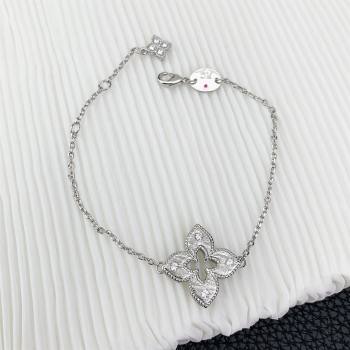 Roberto Coin VENETIAN PRINCESS Bracelet with Crystals R031226 Silver 2025 (YF-25031226)
