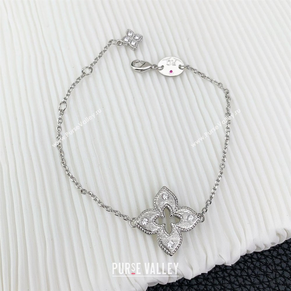 Roberto Coin VENETIAN PRINCESS Bracelet with Crystals R031226 Silver 2025 (YF-25031226)
