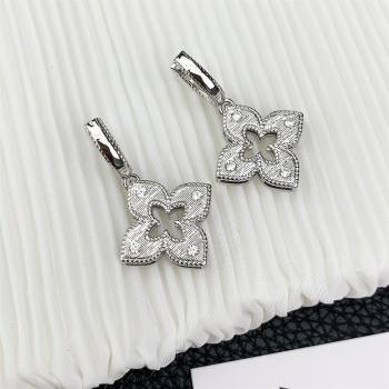 Roberto Coin VENETIAN PRINCESS Earrings with Crystals R031227 Silver 2025 (YF-25031227)