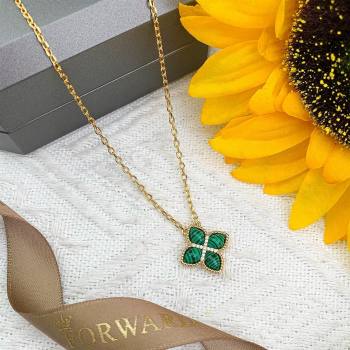 Roberto Coin PRINCESS FLOWER Necklace R031318 Green 2025 (YF-25031318)