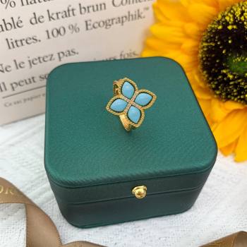 Roberto Coin PRINCESS FLOWER Ring R031323 Blue 2025 (YF-25031323)