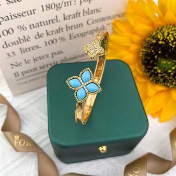 Roberto Coin PRINCESS FLOWER Bracelet R031320 Blue 2025 (YF-25031320)