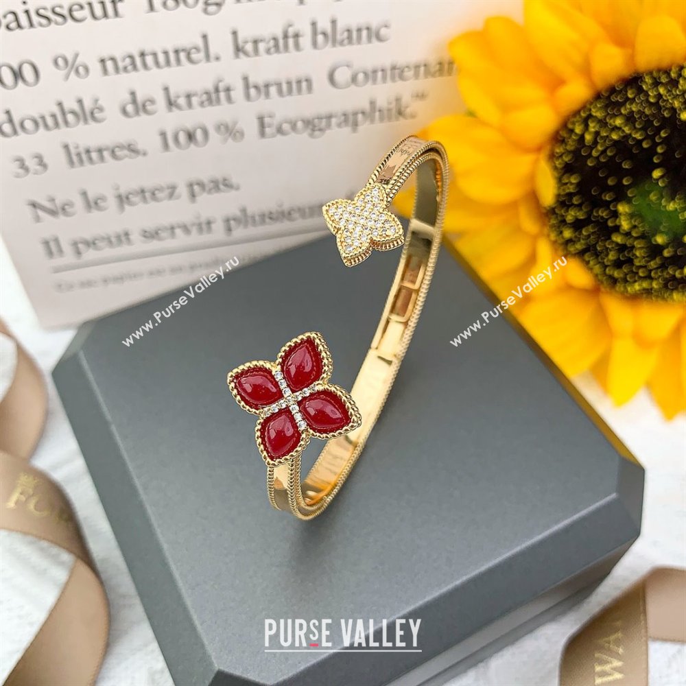 Roberto Coin PRINCESS FLOWER Bracelet R031324 Red 2025 (YF-25031324)