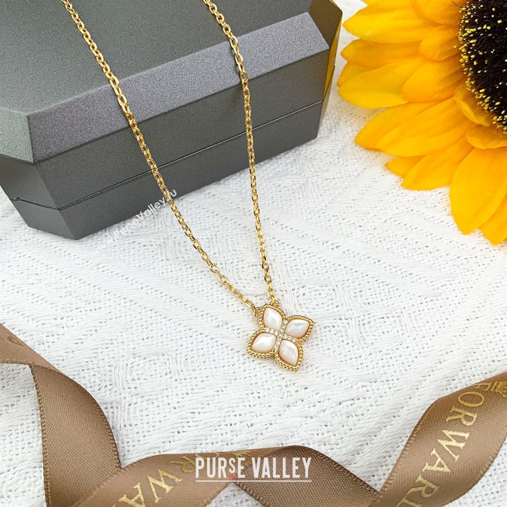 Roberto Coin PRINCESS FLOWER Necklace R031330 2025 (YF-25031330)