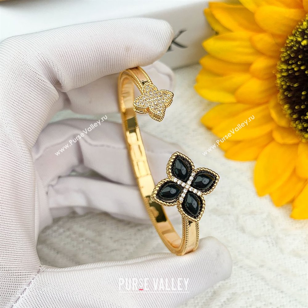 Roberto Coin PRINCESS FLOWER Bracelet R031332 Black 2025 (YF-25031332)