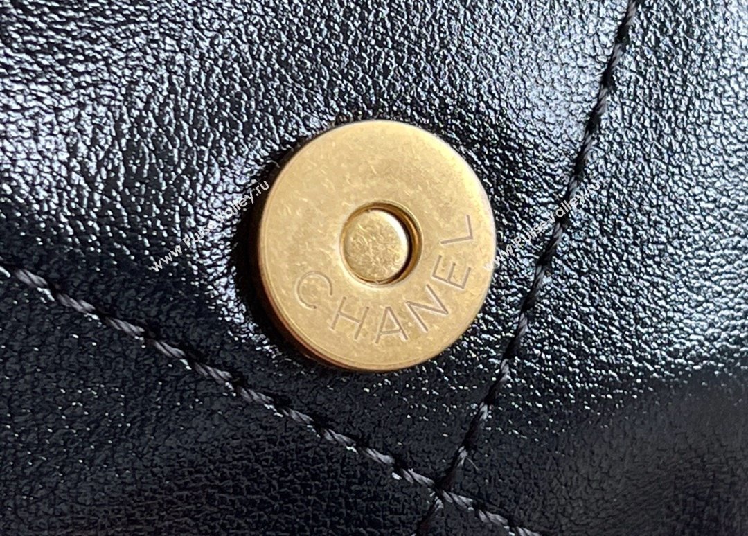 Chanel Small Messenger Bag in Black Calfskin AS4743 2025 Top Quality (MHE-25031902)