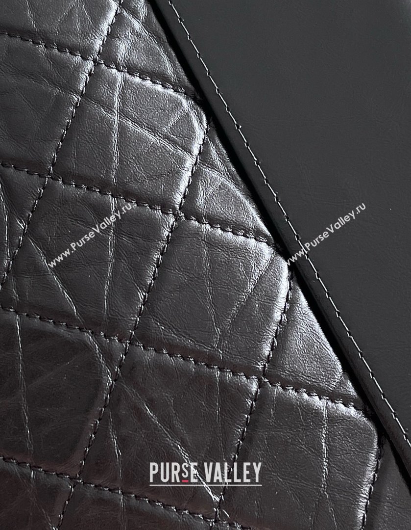Chanel Aged Calfskin Medium Gabrielle Hobo Bag A93824 Black 2025 Top Quality (MHE-25031905)