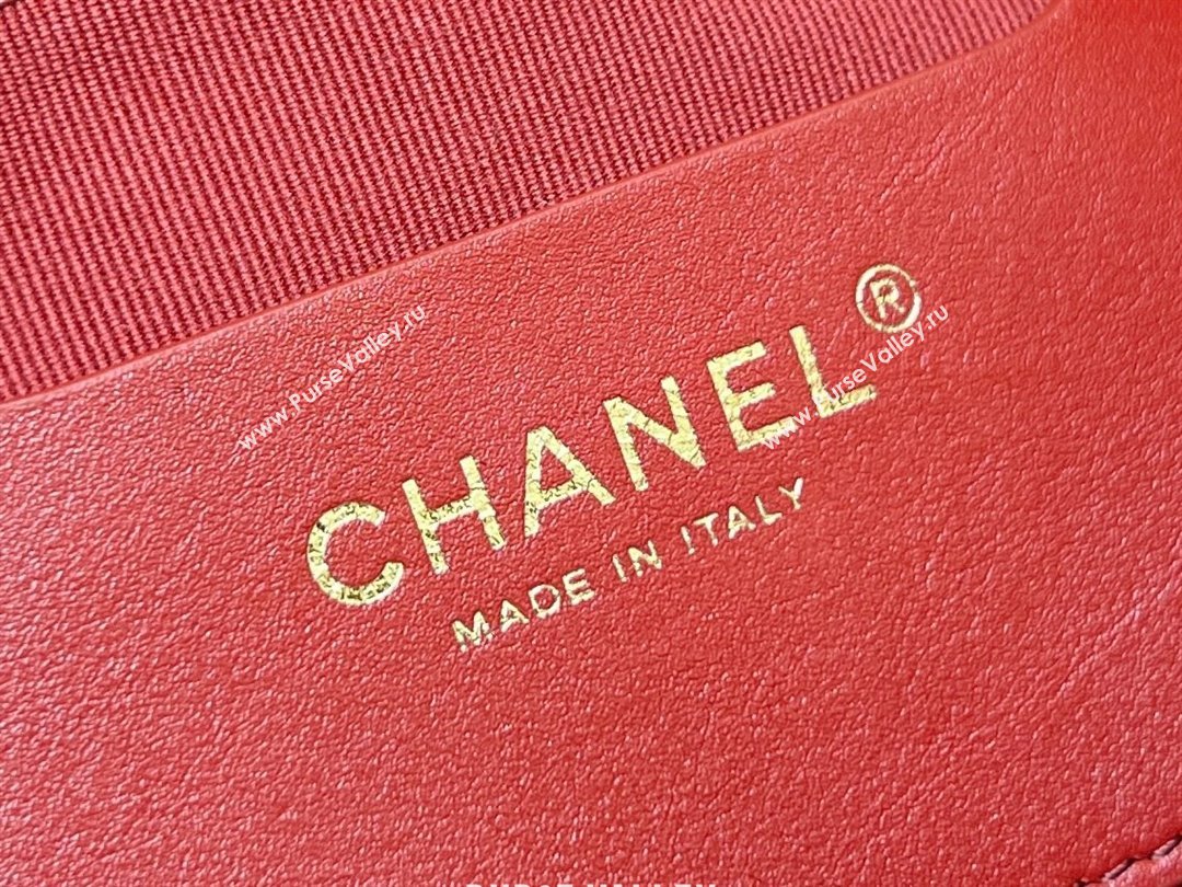 Chanel Tweed Large Hobo Bag Red AS5052 Red 2025 Top Quality (SHUNY-25031908)