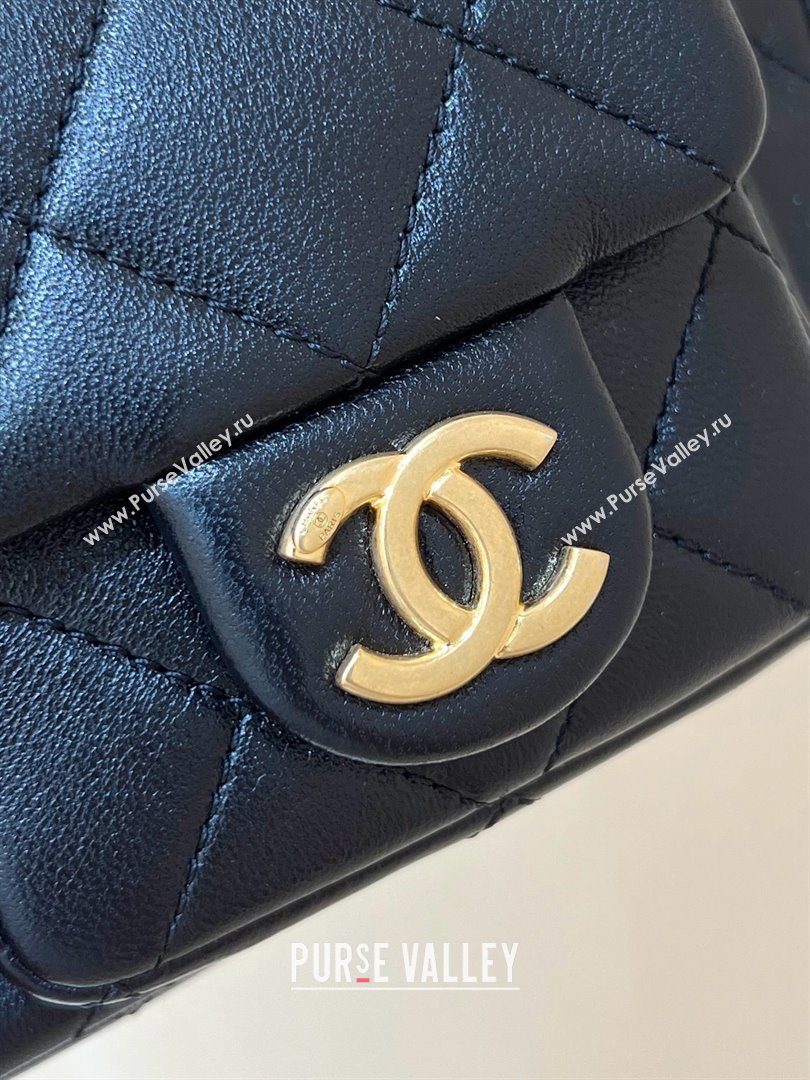 Chanel Lambskin Maxi Hobo Bag AS5339 Black 2025 Top Quality (SHUNY-25031914)