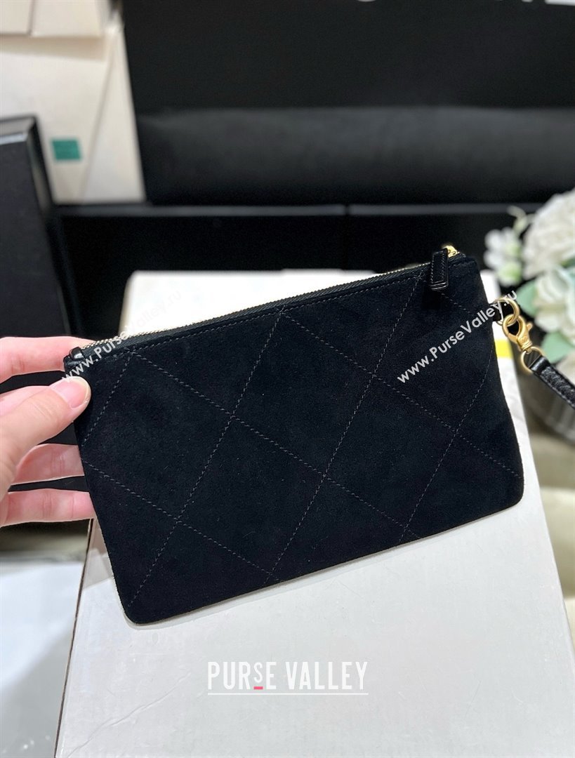 Chanel Medium Hobo Bag in Shiny Lambskin AS5425 Black 2025 Top Quality (SHUNY-25032001)