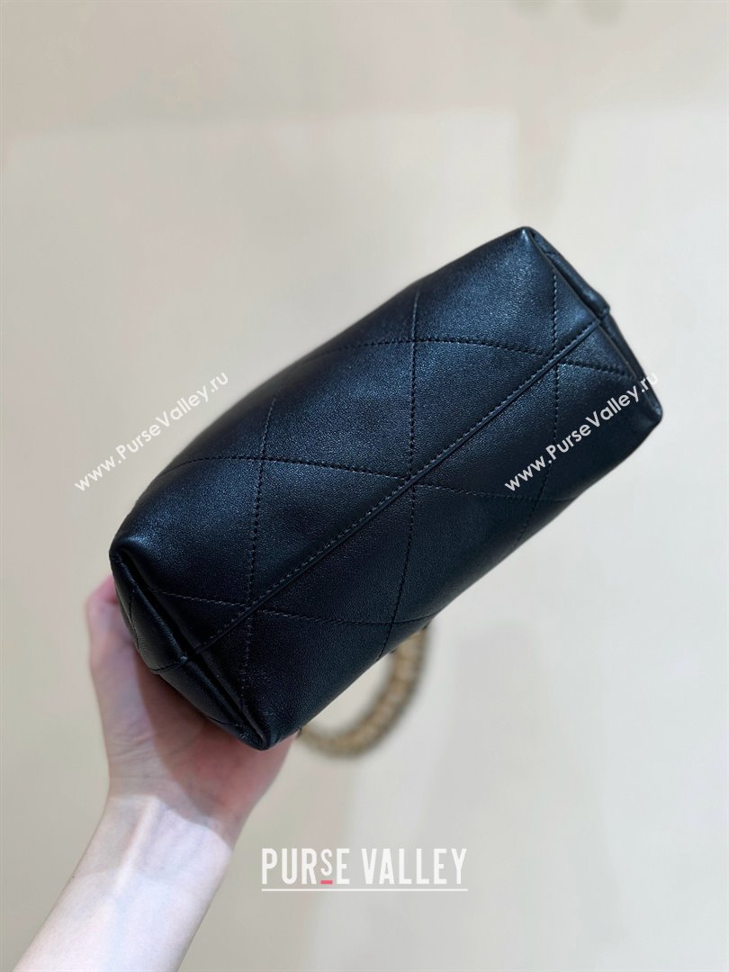 Chanel Hobo Bag in Shiny Lambskin AS5403 Black 2025 Top Quality (SHUNY-25032002)