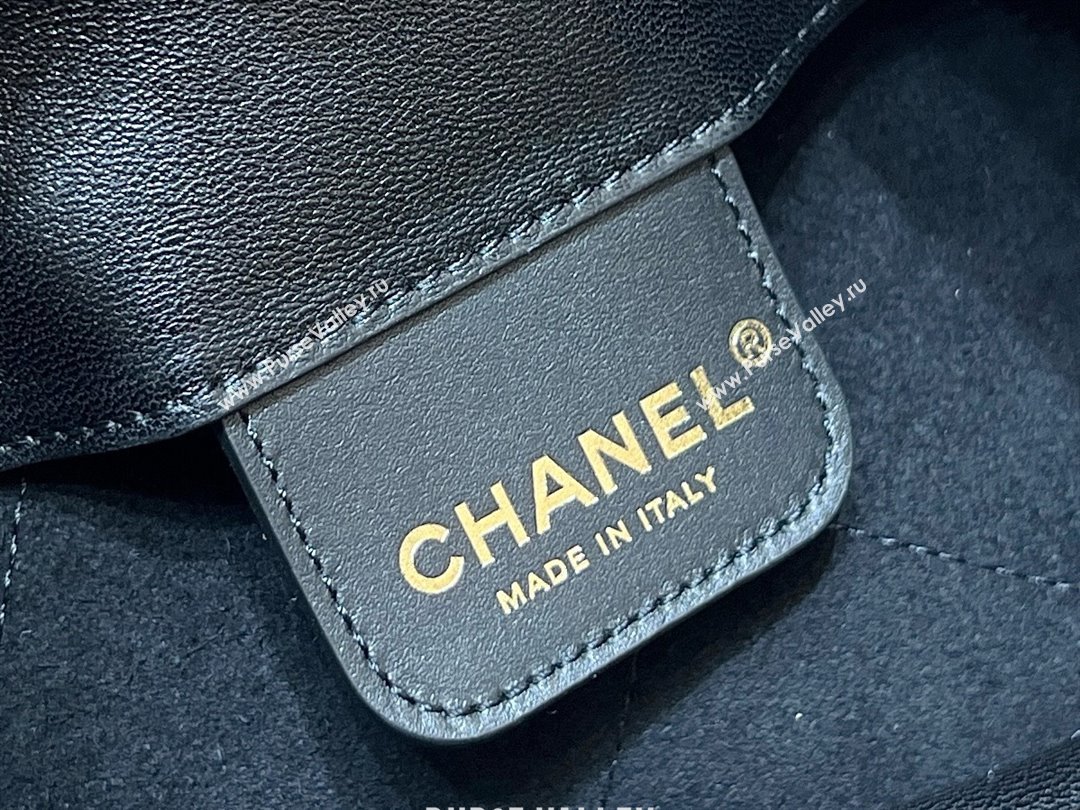 Chanel Hobo Bag in Shiny Lambskin AS5403 Black 2025 Top Quality (SHUNY-25032002)