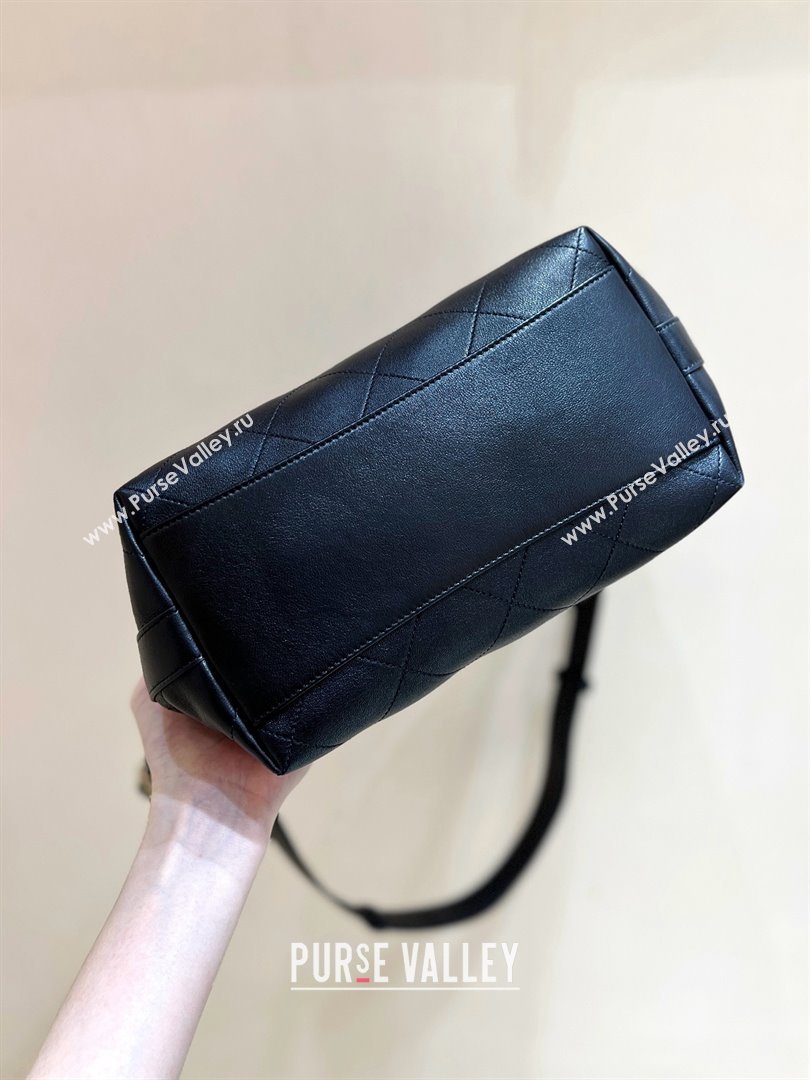 Chanel Large Bucket Bag in Shiny Lambskin AS5406 Black 2025 Top Quality (SHUNY-25032003)