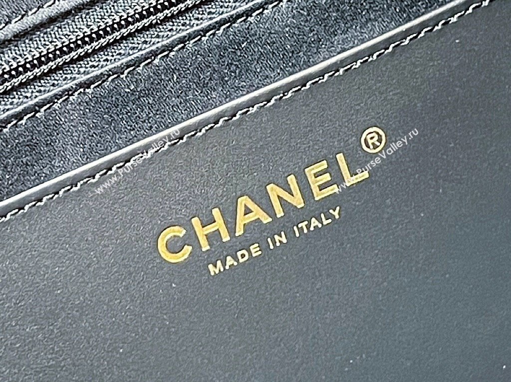 Chanel Large Bucket Bag in Shiny Lambskin AS5406 Black 2025 Top Quality (SHUNY-25032003)