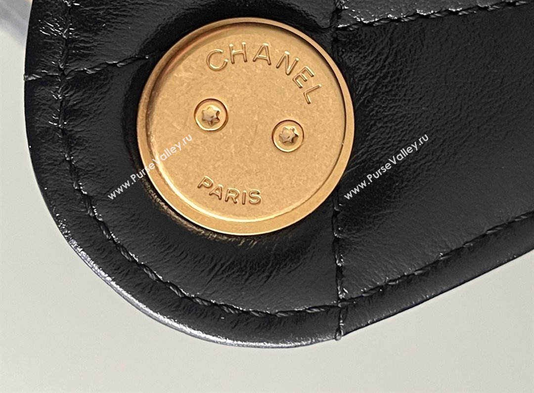 Chanel Original Antiba Calfskin Medium Hobo bag AS5293 Black 2025 Top Quality (MHE-25031904)