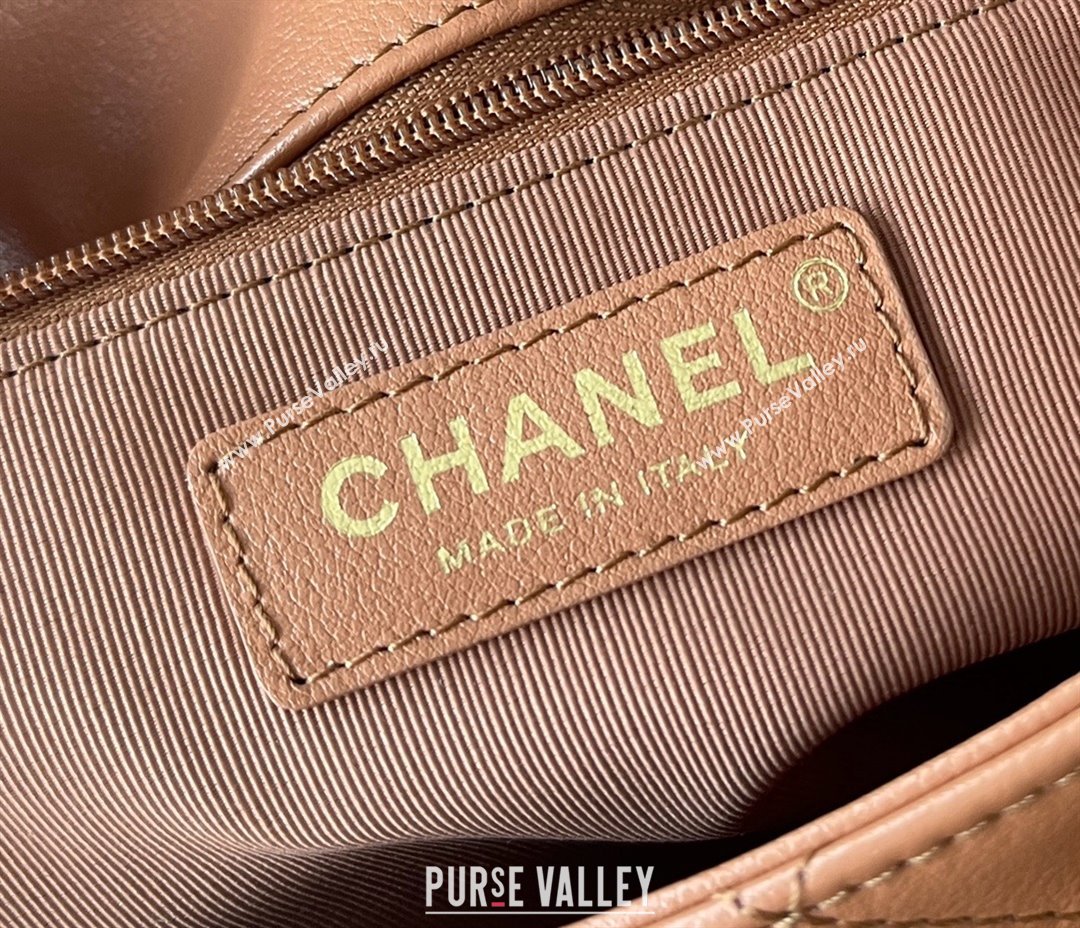 Chanel Medium Messenger Bag in Brown Calfskin AS4668 2025 Top Quality (MHE-25031901)