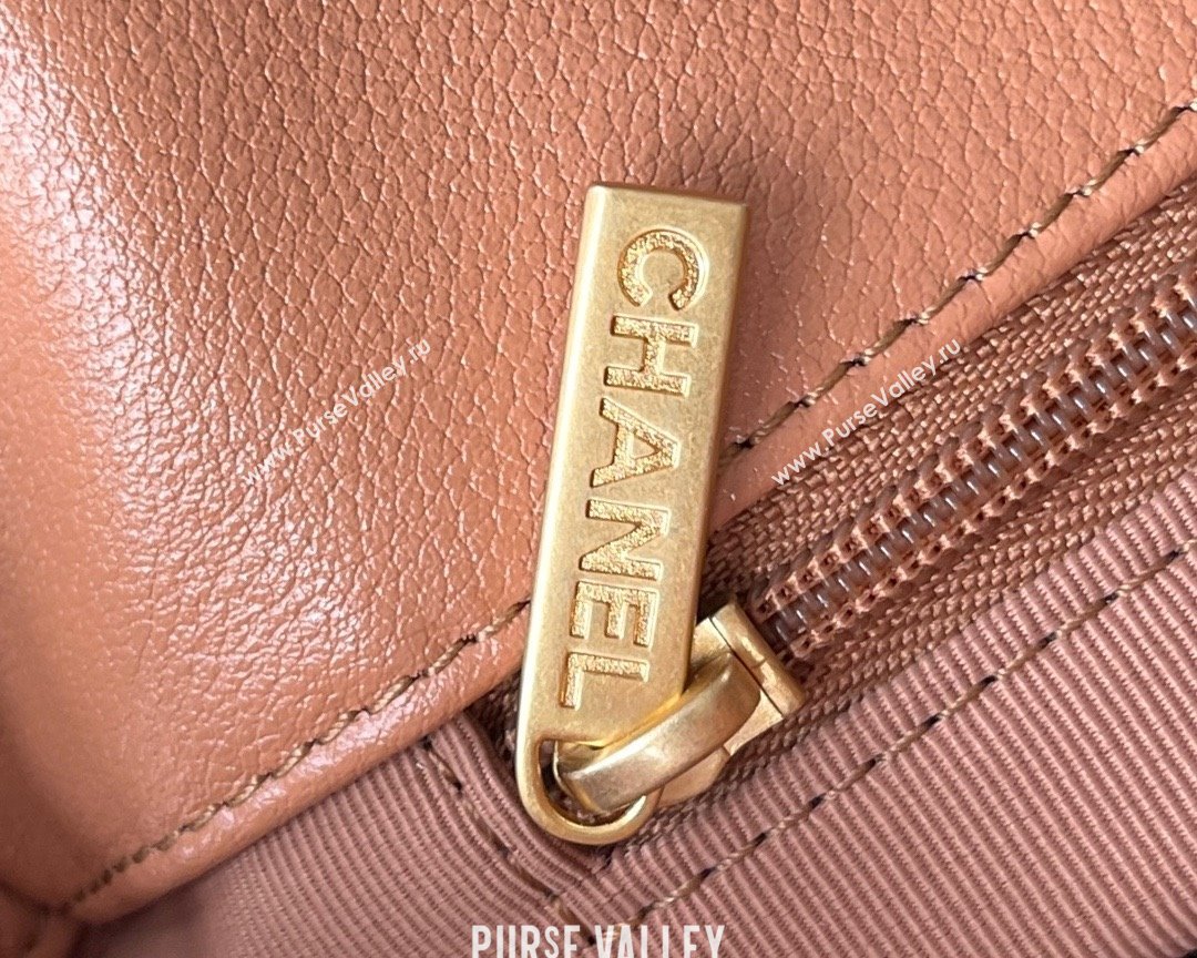 Chanel Medium Messenger Bag in Brown Calfskin AS4668 2025 Top Quality (MHE-25031901)