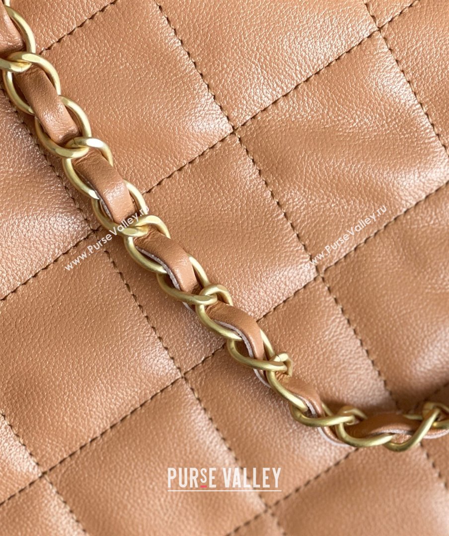Chanel Medium Messenger Bag in Brown Calfskin AS4668 2025 Top Quality (MHE-25031901)