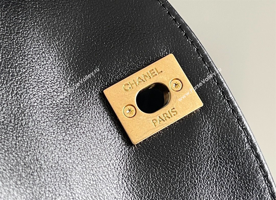 Chanel Small Messenger Bag in Black Calfskin AS4743 2025 Top Quality (MHE-25031902)