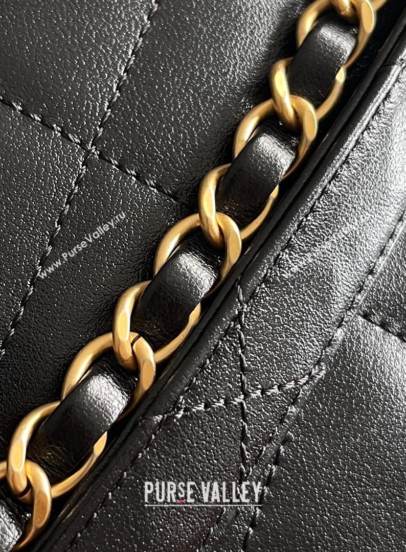 Chanel Small Messenger Bag in Black Calfskin AS4743 2025 Top Quality (MHE-25031902)