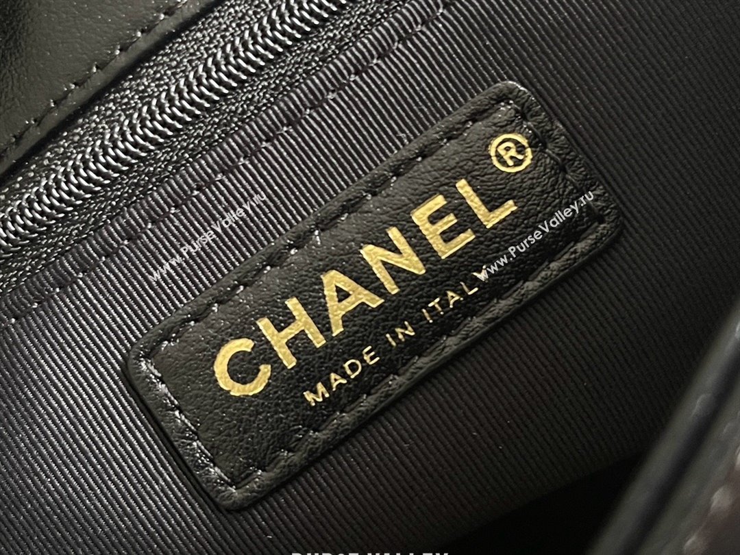 Chanel Small Messenger Bag in Black Calfskin AS4743 2025 Top Quality (MHE-25031902)