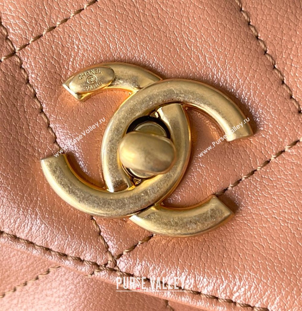 Chanel Medium Messenger Bag in Brown Calfskin AS4668 2025 Top Quality (MHE-25031901)