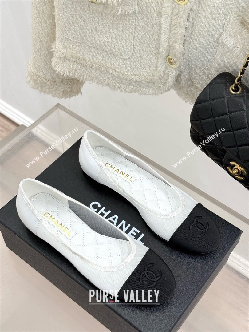 Chanel Mesh Grosgrain Ballerina White 2025 (MD-25050908)