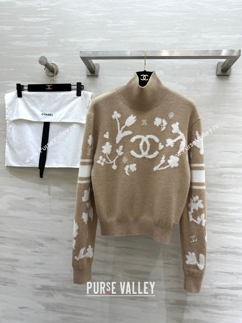 Chanel Cahsmere Sweater CH011408 Beige 2026 (Q-26011408)