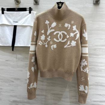 Chanel Cahsmere Sweater CH011408 Beige 2026 (Q-26011408)