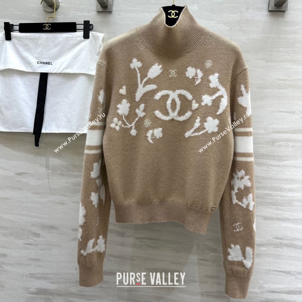 Chanel Cahsmere Sweater CH011408 Beige 2026 (Q-26011408)