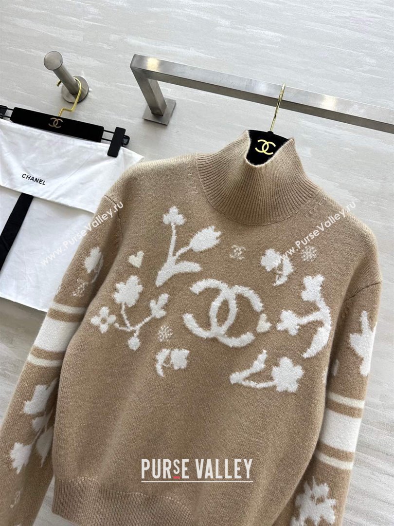 Chanel Cahsmere Sweater CH011408 Beige 2026 (Q-26011408)