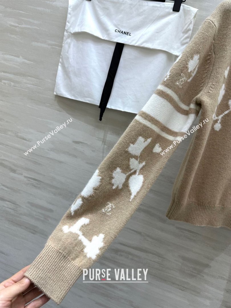 Chanel Cahsmere Sweater CH011408 Beige 2026 (Q-26011408)