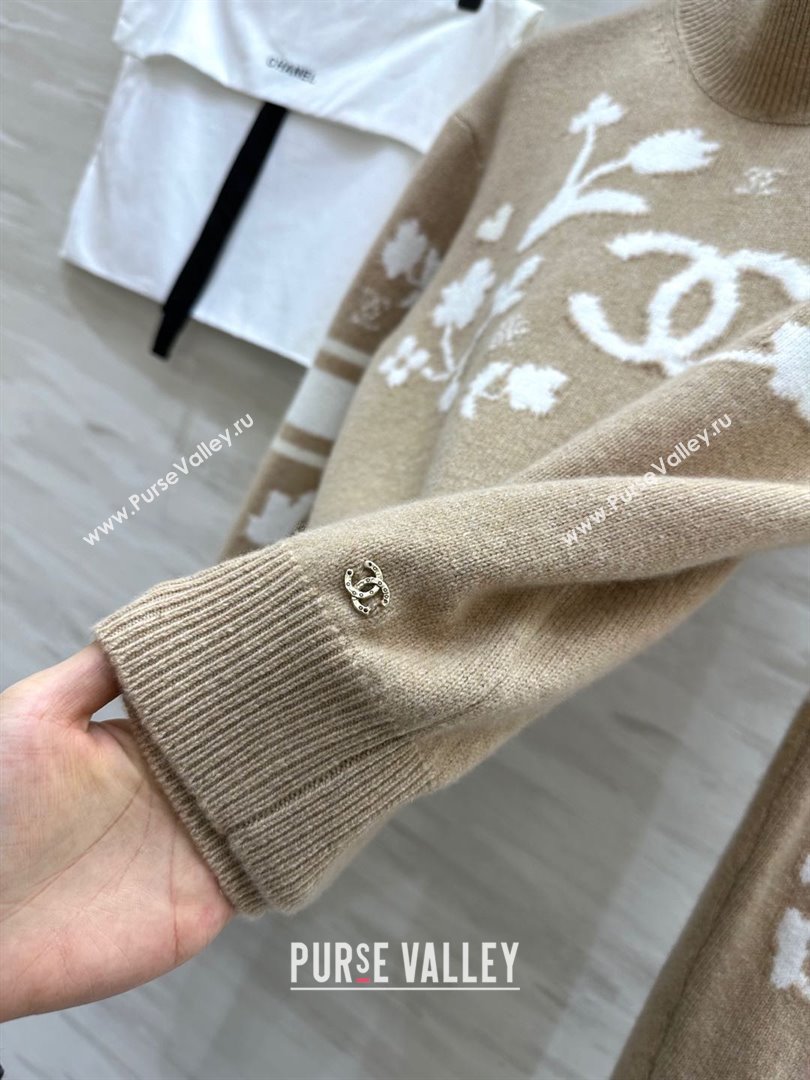 Chanel Cahsmere Sweater CH011408 Beige 2026 (Q-26011408)