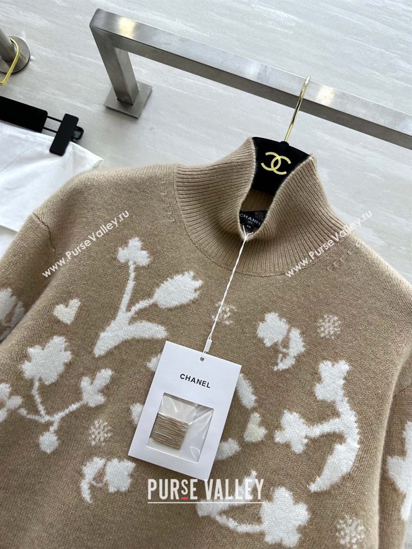 Chanel Cahsmere Sweater CH011408 Beige 2026 (Q-26011408)