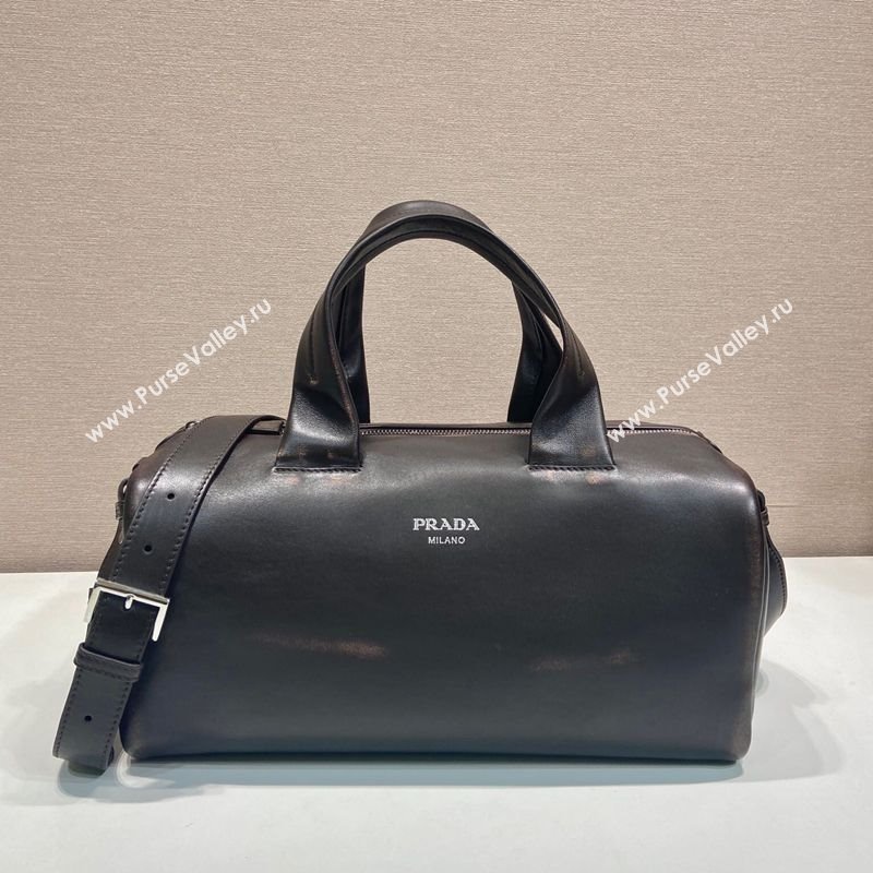 Prada Mens Small Nappa leather duffle bag Dark Brown 2025 2VC046 (YZ-250927023)