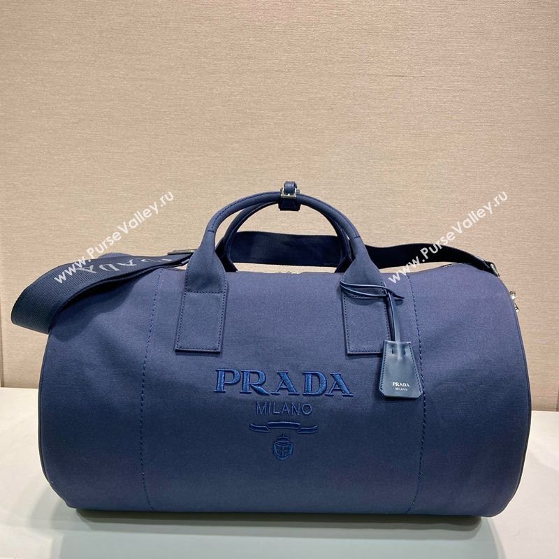 Prada Mens Canvas duffle bag Blue 2025 2VC051 (YZ-250927044)