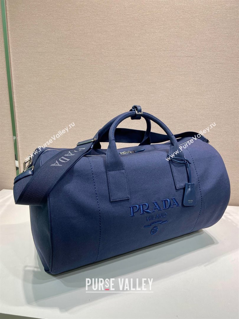 Prada Mens Canvas duffle bag Blue 2025 2VC051 (YZ-250927044)