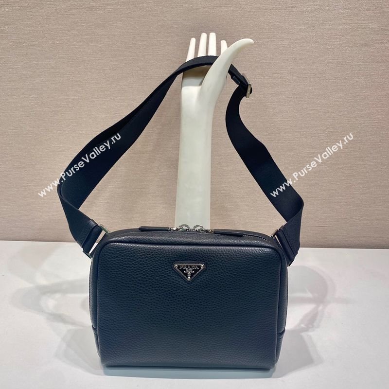 Prada Mens Leather shoulder bag 2VH181 Black 2025 (YZ-250407022)