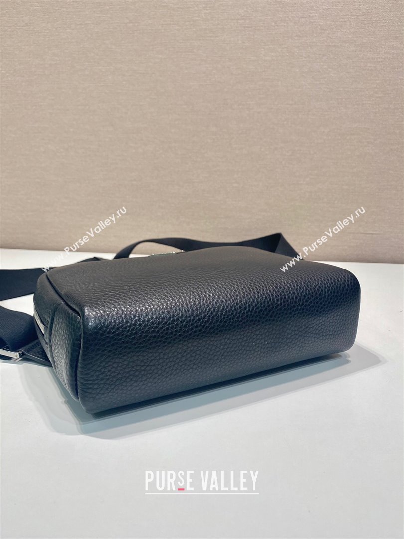 Prada Mens Leather shoulder bag 2VH181 Black 2025 (YZ-250407022)