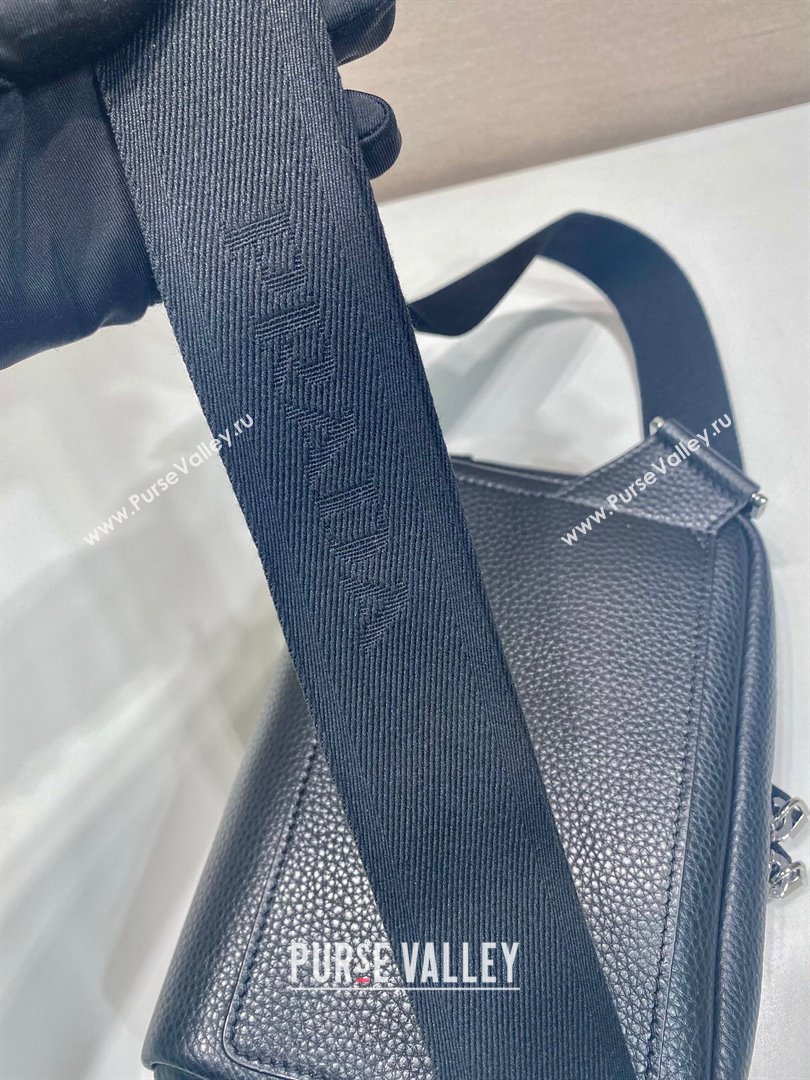 Prada Mens Leather shoulder bag 2VH181 Black 2025 (YZ-250407022)