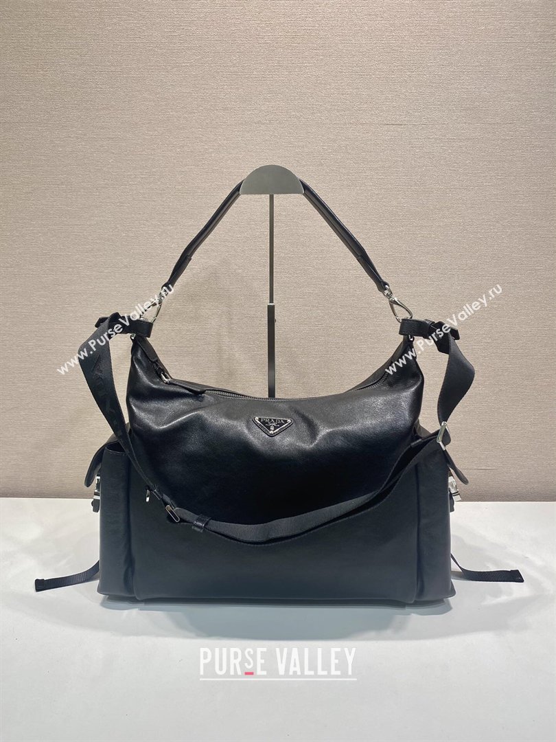 Prada Mens Explore Calf leather bag Black 2026 2VH204 (YZ-260410083)